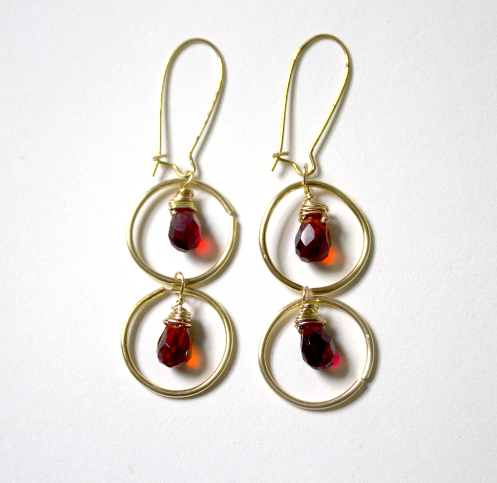 DIY Anthropologie Briolette Drops - Finished