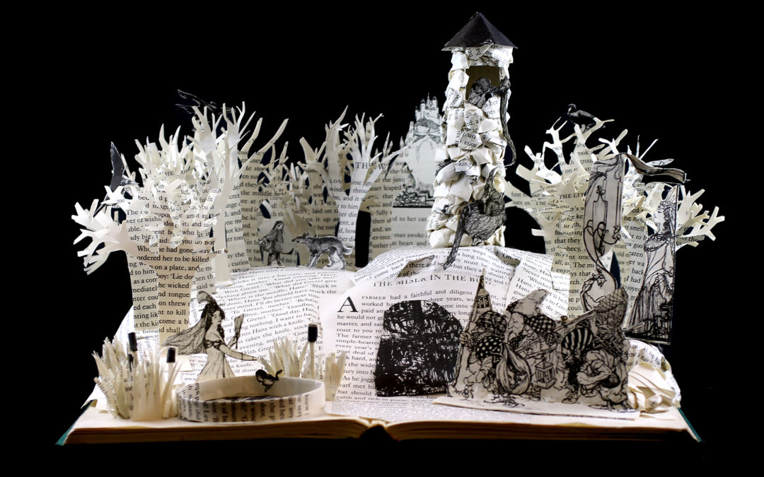 Book Sculpture: Grimm’s Fairytales