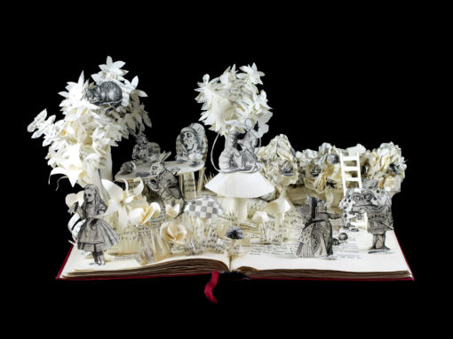 Book Sculpture: Alice in Wonderland II