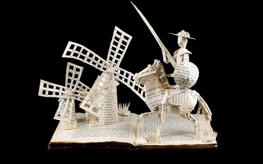 Book Sculpture: Don Quixote