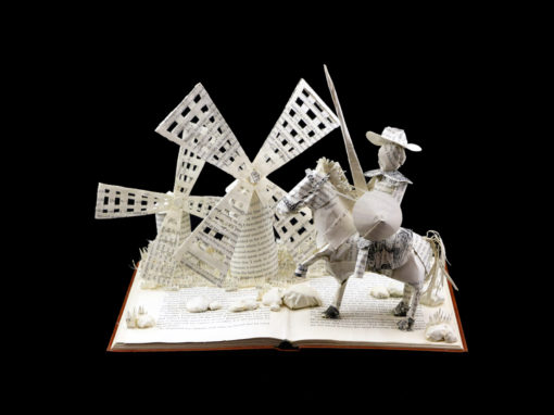 Book Sculpture: Don Quixote of the Mancha