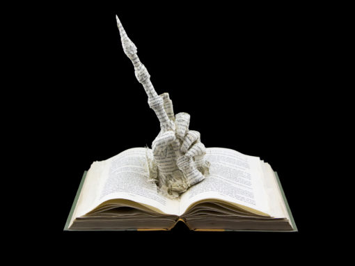 Book Sculpture: Harry Potter and the Deathly Hallows