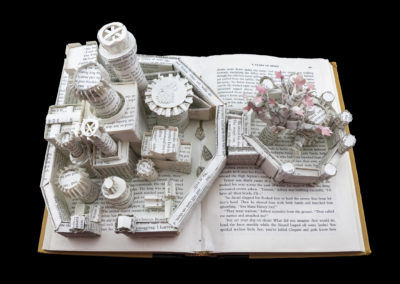 Winterfell Game of Thrones Book Sculpture - Above