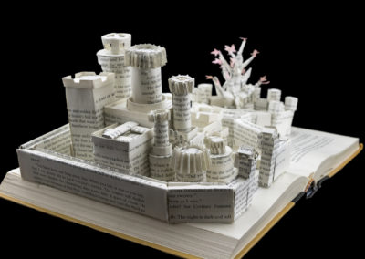 Winterfell Game of Thrones Book Sculpture - Left