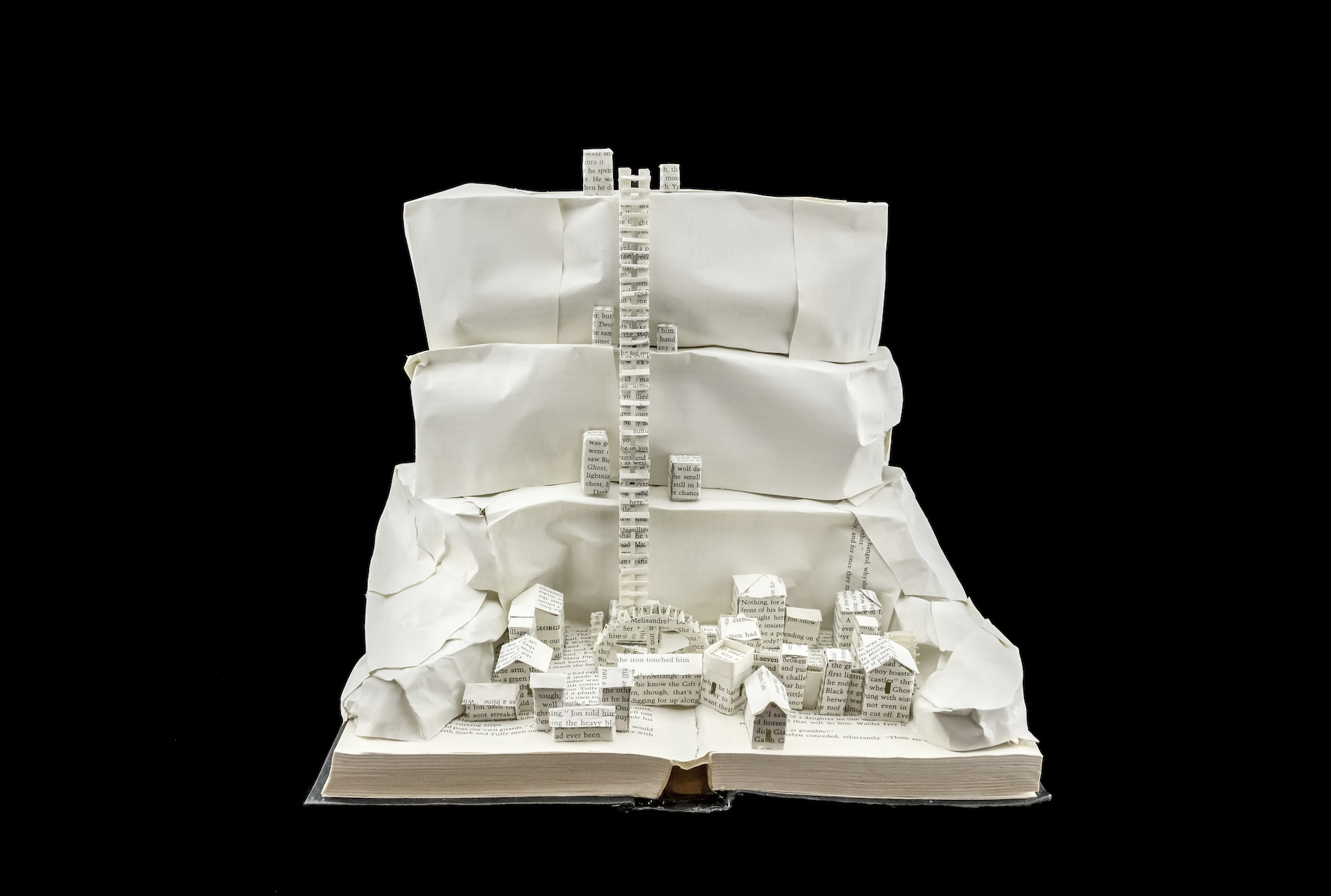 Game of Thrones The Wall and Castle Black Book Sculpture