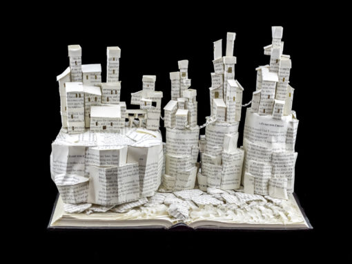 Book Sculpture: Pyke and The Iron Islands (A Feast for Crows)