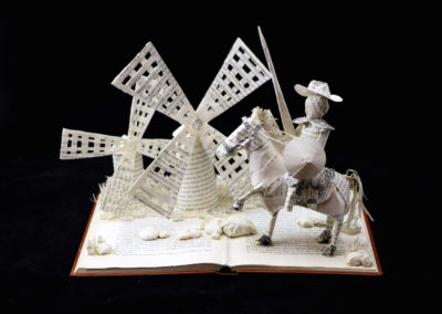 Custom Book Sculpture by Jamie B. Hannigan - Don Quixote of the Mancha - View 4
