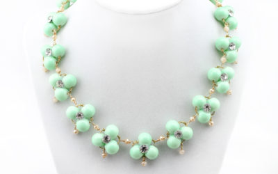 DIY J. Crew Inspired Mint Necklace