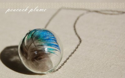DIY – Peacock Plume Necklace