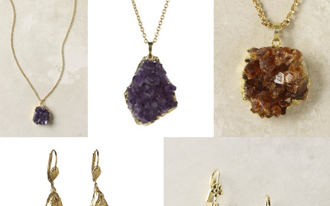 DIY – Gold-Dipped Raw Gem Jewelry