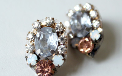 DIY – Crystal Cluster Statement Earrings