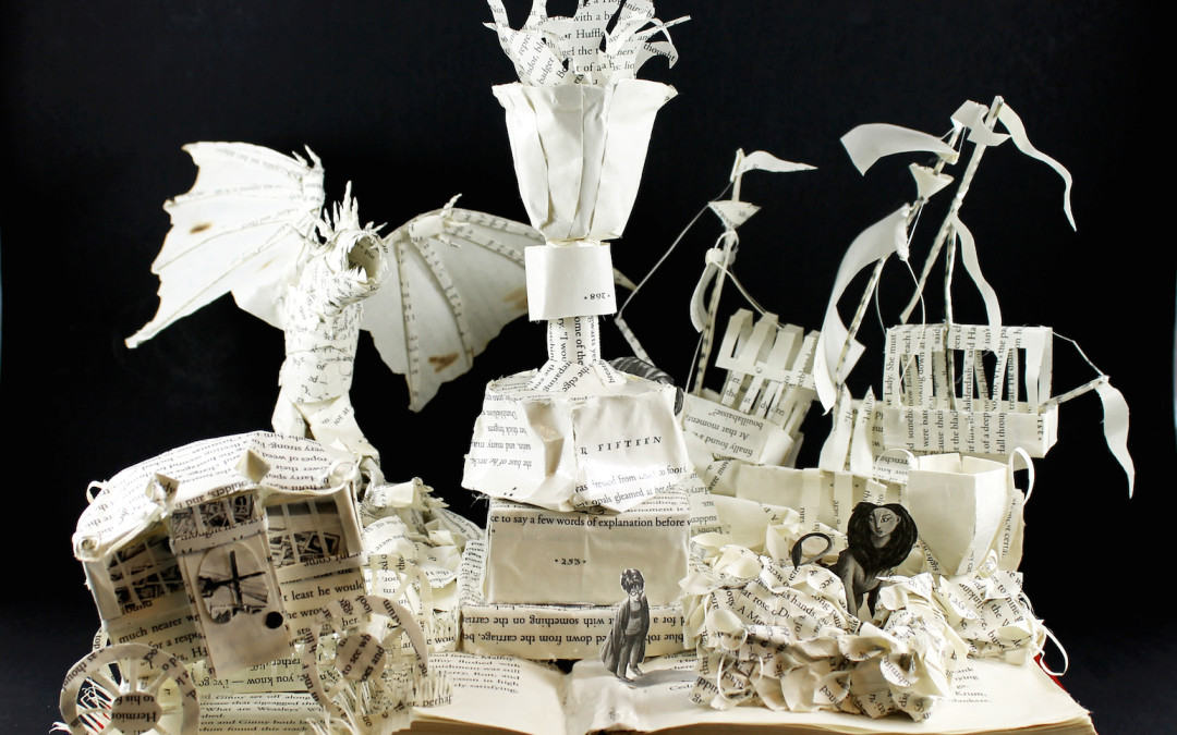 Book Sculpture: Harry Potter and the Goblet of Fire