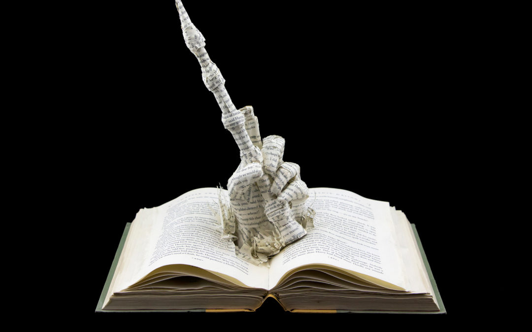 Book Sculpture: Harry Potter and the Deathly Hallows
