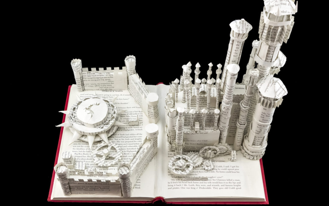 Book Sculpture: King’s Landing (A Feast for Crows)