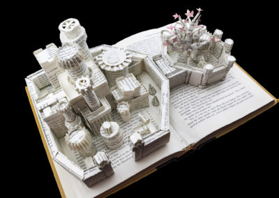 Winterfell Game of Thrones Book Sculpture - Above Left