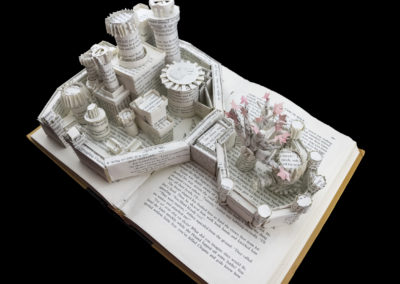 Winterfell Game of Thrones Book Sculpture - Above Right
