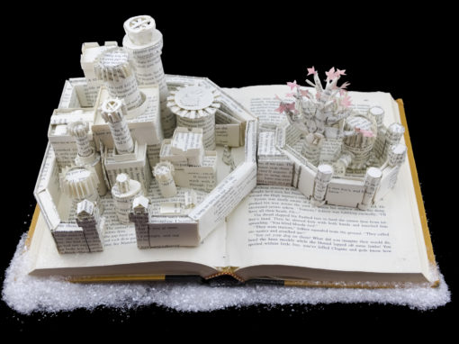 Book Sculpture: Winterfell (A Clash of Kings)