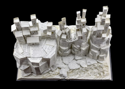 Game of Thrones Book Sculpture - Pyke and the Iron Islands - From Above | Jamie B. Hannigan