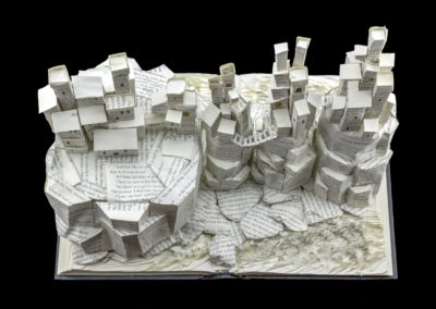 Game of Thrones Book Sculpture - Pyke and the Iron Islands - Above View | Jamie B. Hannigan