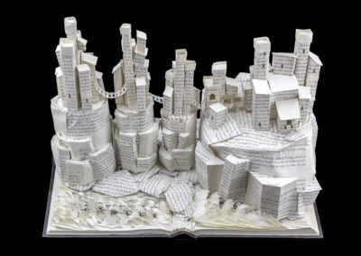 Game of Thrones Book Sculpture - Pyke and the Iron Islands - Back Side Above | Jamie B. Hannigan