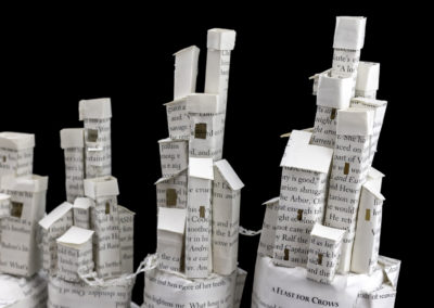 Game of Thrones Book Sculpture - Pyke and the Iron Islands - Detail | Jamie B. Hannigan