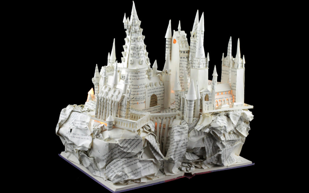 Book Sculpture: Harry Potter and the Sorcerer’s Stone