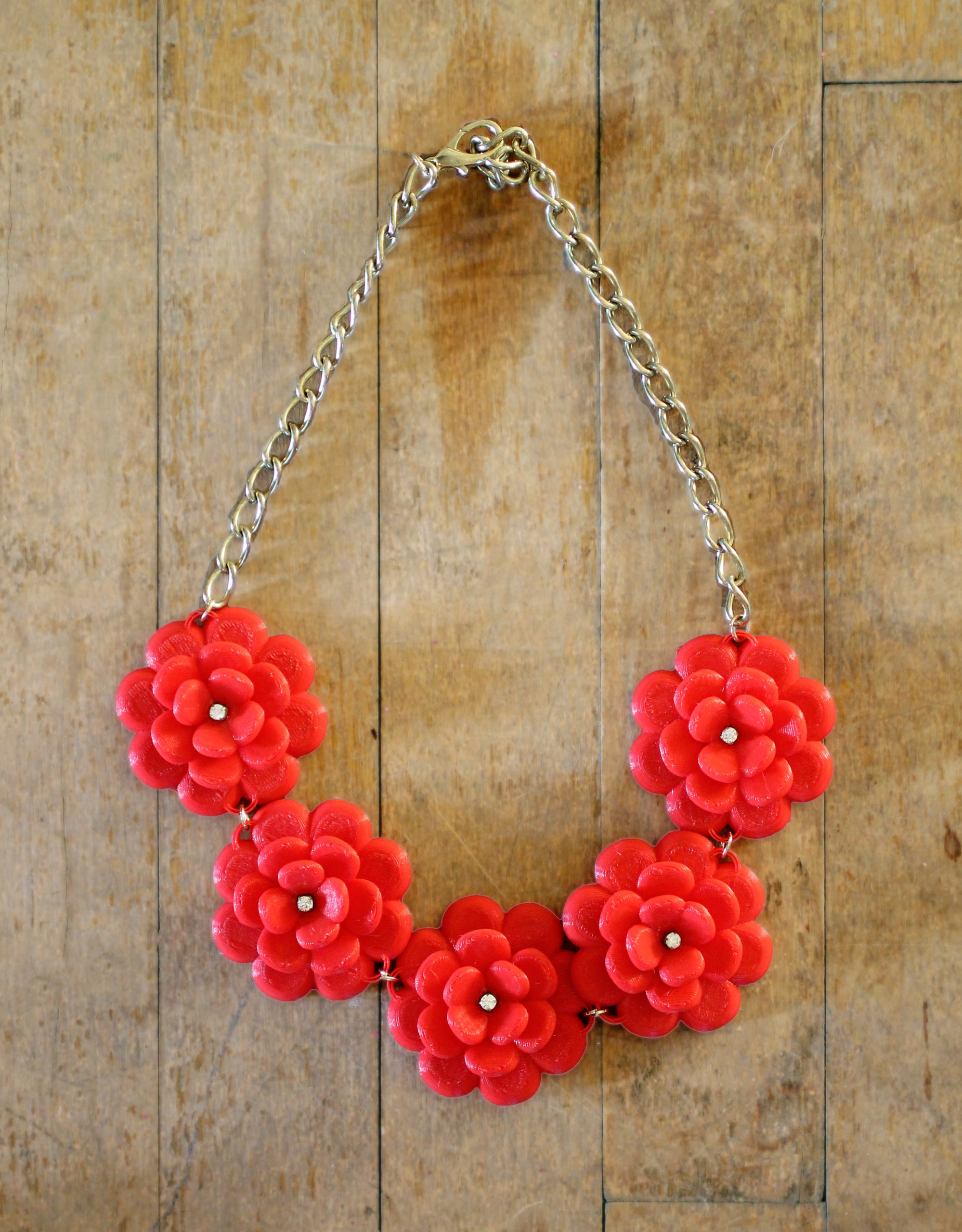 DIY J.Crew Rose Wreath Necklace