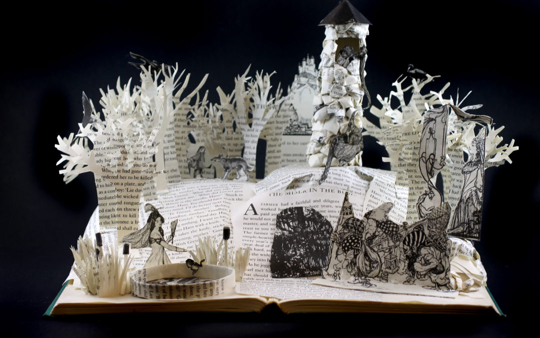 Book Sculpture: Grimm’s Fairytales